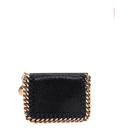 Stella McCartney, Wallet 434750W9355 Czarny, Kobieta, Rozmiar: ONE Size
