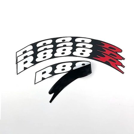 Bil Dæk Bogstav Klistermærker TOYO TIRES Gummi 3D Vandtæt Mærke Bogstav Klistermærker Dekorativ til Racing Dæk af Samme Type