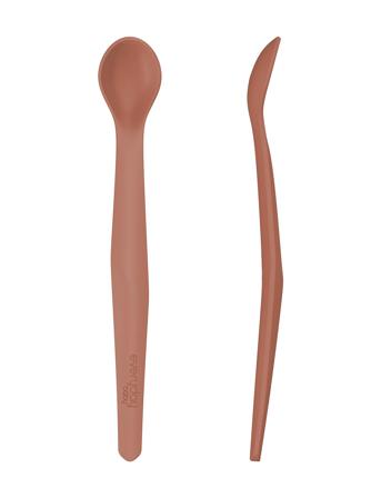 Silic Baby Spoon Nature Red Brown Everyday Baby