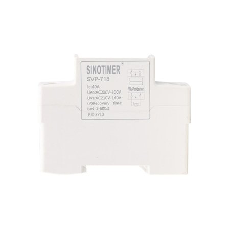 63a Justerbart Spenningsrele Over- og Underspenningsvern Overstrømsgrense Overspenningsbeskyttelse