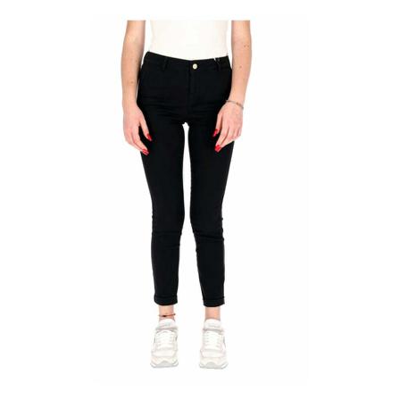 Fracomina, Skinny Trousers Zwart, Dames, Maat:W25