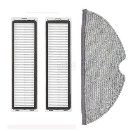 Ersättning för Xiaomi Dreame D9 robotdammsugare huvudborste sidoborste HEPA-filter mopp