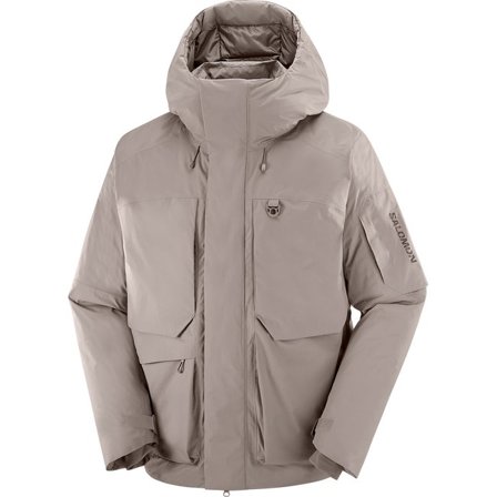 Salomon - Unisex Shell Jacket Outlife Waterproof Down - Iron