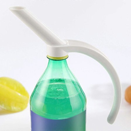 Flaskehåndtak og dispenser med glassdråpeteller og kork - Pakke med 2 | Flerbruks