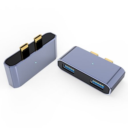 Type-c till USB laddningstriad med OTG-adapter USB dator mobiltelefon dockning Apple notebook dedikerad dubbel USB