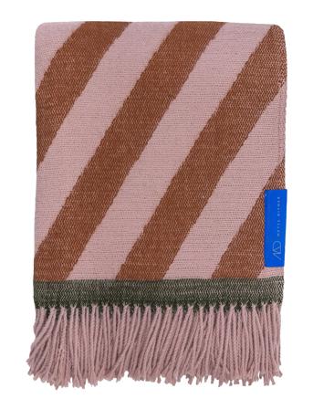 Retro Throw Home Textiles Cushions & Blankets Blankets & Throws Red Mette Ditmer