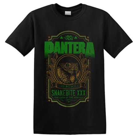 Pantera Unisex Adult Snakebite XXX Label T-Shirt M Svart