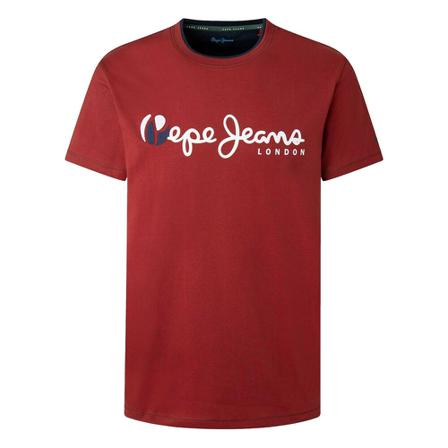 Pepe Jeans, T-Shirts Rood, Heren, Maat:M