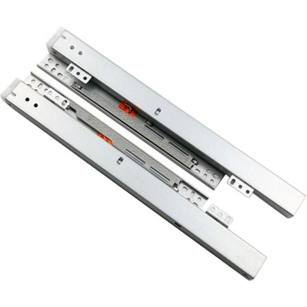 Par Skuffe Skuffer, Blød Lukning Undermonterede Skuffeskinner Bundmonterede Skuffeskinner Skuffeskinner (Størrelse: 40 cm/16 tommer)