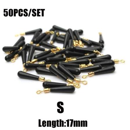 50 St/lot Fiskeredskap Block Float Rotation S