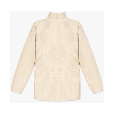 See by Chloé, Ribbed sweater Beige, Dames, Maat:L