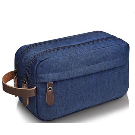INF Toalettmappe med stor kapasitet, blå
