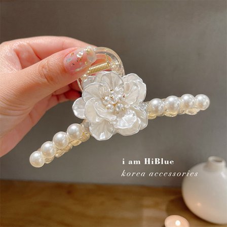 1 stk Blomsterhårklemme for kvinner og jenter - Plastikhårklemmer