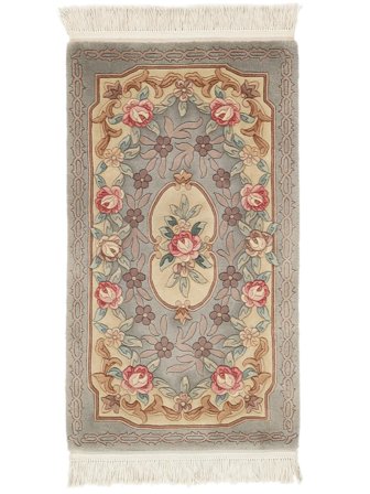 China 90 Line Teppich Orientalischer Braun/Orange (Wolle, China)