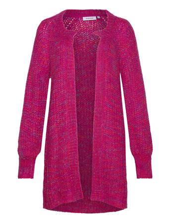 Fpalison Car 1 Strikkegenser Cardigan Rosa Fransa Curve*Betinget Tilbud
