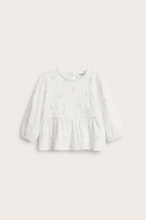 Kappahl | Kuviollinen paitapusero | Luonnonvalkoinen