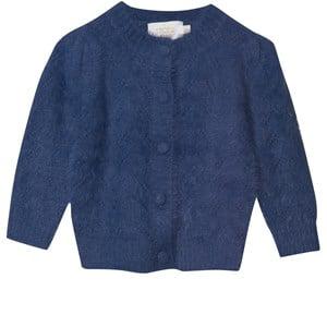 Creamie Vintage Indigo Knit Cardigan 80/86 cm - Jumpers and knitwear - 80/86 cm - Blue