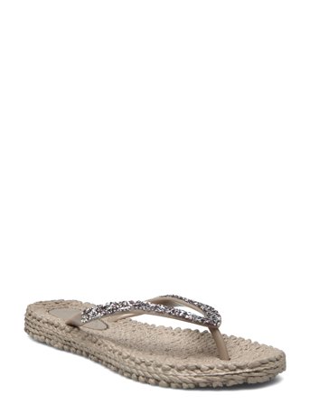Flip Flop With Glitter Cream Ilse Jacobsen
