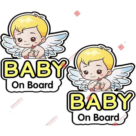Personlighet 2 Baby Bilstickers Logotyper Och Dekaler, Baby Bilstickers Söta Och Roliga Bilstickers, Bilfönster Bilracing Stickers