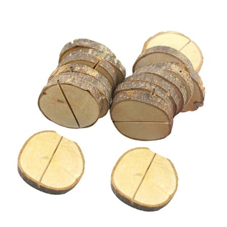 20x Bordkort Holdere i Træ og Bordkort, Navnekort Bryllupsskilte Banket Restaurant Fest Dekoration Bordnummer Holder