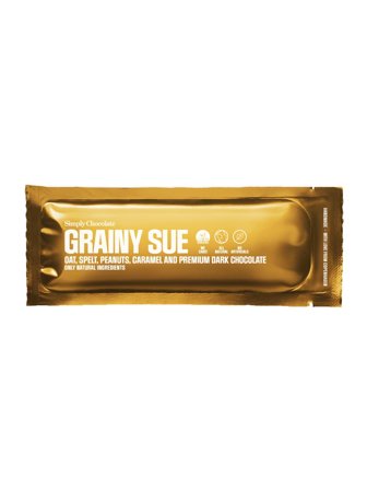 Simply Chocolate Chocolate bar with oats, spelt, peanuts, caramel and dark chocolate (60%) 40g 0.04kg