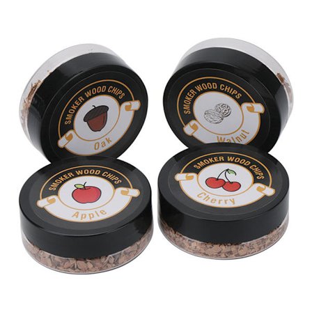 4 stk. Tresponsett Kjøkkenverktøy Røyker Molekylær Gastronomi Cocktail Røkt trespon