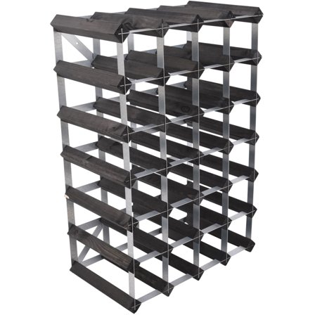 Traditional wine rack Vinreol Saml-Selv Sort 30 flasker | KitchenOne