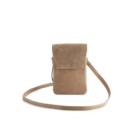 Markberg Mara crossbody mobiltaske Brun, Dame Bæltetasker, Størrelse: ONE Size