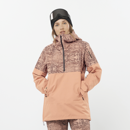 Salomon - veste pour femme Bashley Anorak W - AO / Cork - M