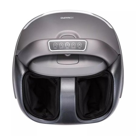 NAIPO Shiatsu Fotmassasje med varme