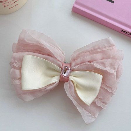 Kvinnor Lolita koreansk hårklämma rosett Hårnålshår 05 05