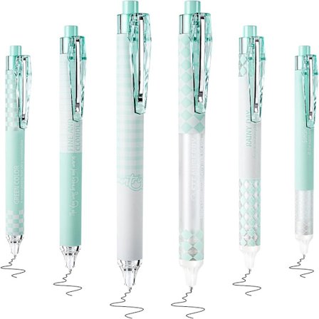 6 STK Pen Etuier Gel Pen Skrive Pen