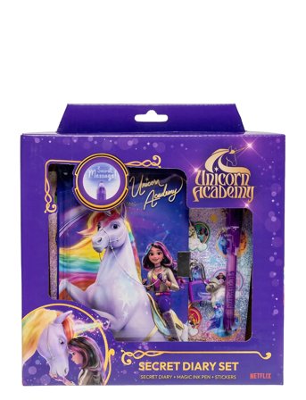 Euromic | Unicorn Academy Magisk Dagbog - Dagbog Med Magisk Blækpen | ONE SIZE
