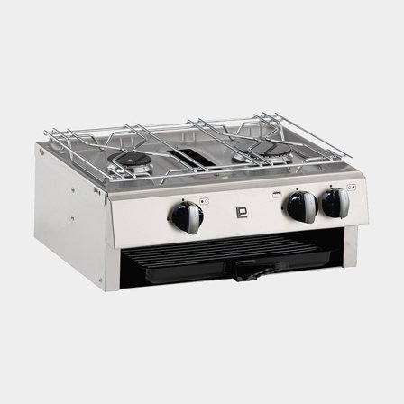 Kuchenka gazowa Bolton Tasman 4500, z zapłonem iskrowym, 2 palniki / 1 grill - Jachtowa