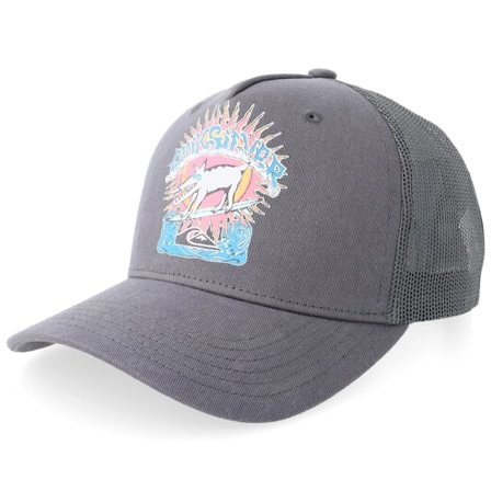 Quiksilver - Cinza trucker Boné - Kids Decades Iron Gate Trucker @ Hatstore