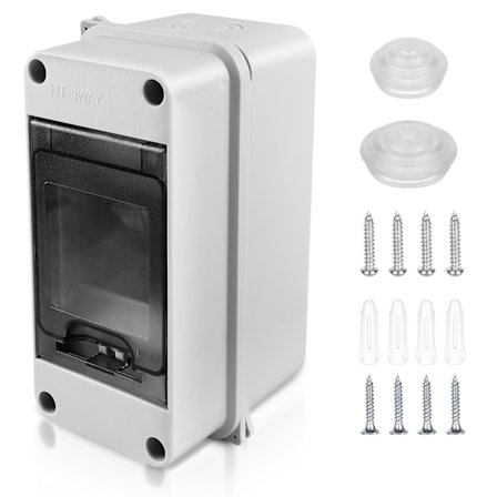 Utendørs Vanntett Koblingsboks: IP65 1-Rad Koblingsskap Vanntett Koblingsboks 3-veis Veggbryterboks.