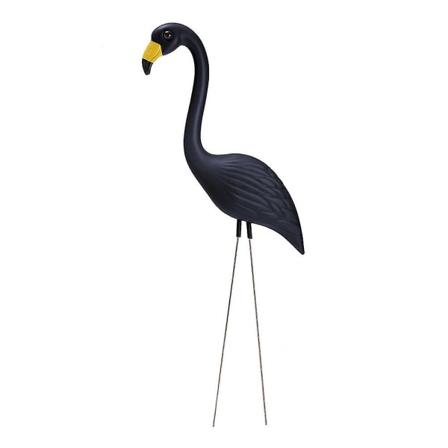 Plast Flamingo gräsmatta statyett Trädgård gräsmark Party Dekor Prydnad leveranser Black