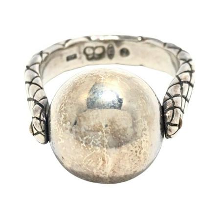 Bottega Veneta Vintage Rings Grå, Dame Vintage Smykker, Størrelse: ONE Size