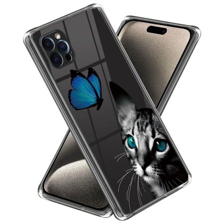 Deco iPhone 16 Pro Max skal - Katt Och Fjäril