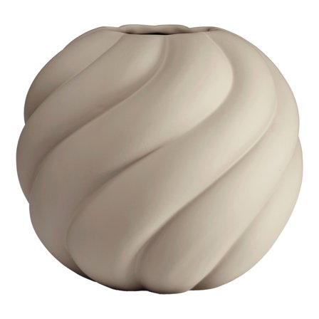 Cooee design Twist Ball vase 12 cm, sand | KitchenOne