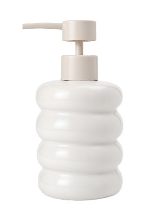 Åhléns Home Tvålpump WAVE Badrumstillbehör Vit ONESIZE