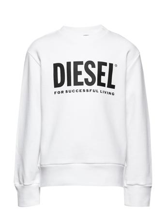 Screwdivision-Logo Over Sweat-Shirt White Diesel