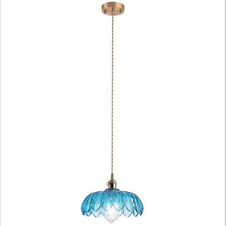 Ristorante-tyylinen riippuvalaisin, retro-loft-tyyli, messinki ja lasi