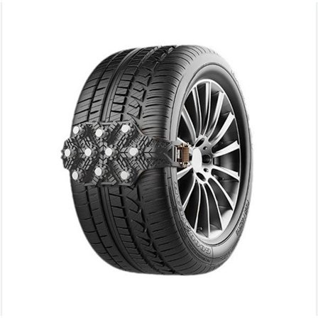 Universal TPU & Metal Bil Snekæde Anti-Skrid Kæder til Biler og SUV'er, Kompatible med Forskellige Mærker Black