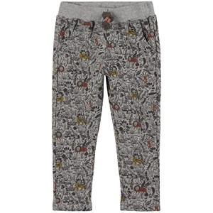 Absorba Gray Animal Print Sweatpants 6 months - Bottoms - 6 months - Grey