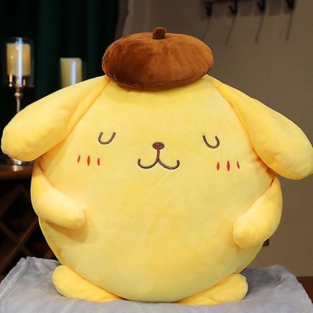 40cm Pompompurin Plyschleksak, Mjukt Gosedjur för Barn, Söt Rumsdekor, Kompatibel med Sanrio[JUN]