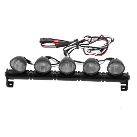 5 LED Lys Bar Frontlykt Lampe Tilbehørsdel for AXAIL Scx10 Traxxas RC Bil