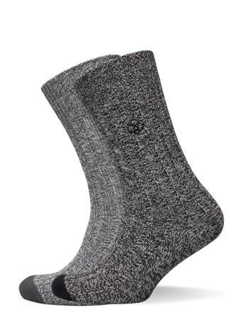 Twist Sock 2 Pack Grey Superdry