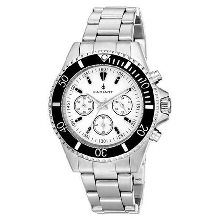 Damklocka - NEW RADIANT - INDIANAPOLIS RA907702 - Automatisk - Analog - Vitt läder