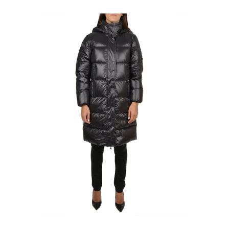 Emporio Armani Icon Logo Puffer Jacket , Zwart , Dames , Maat: S